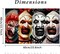 Halloween Paint by Numbers Kit for Adults – Beginner-Friendly Horror Clown DIY Canvas Painting Set – Unframed Digital Oil Painting Art Kit for Home Wall Decor, 16x24 Inch